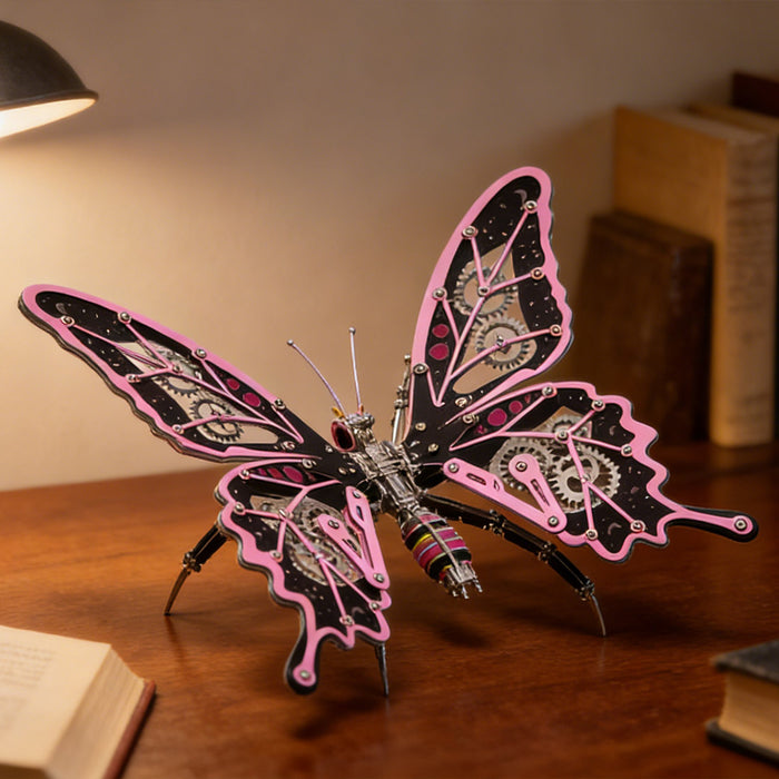3D Steampunk Metal Mechanical Butterfly Model Kit