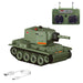 1/64 scale 2.4g mini rc battle tank model with infrared combat mode, rotating turret and track drive