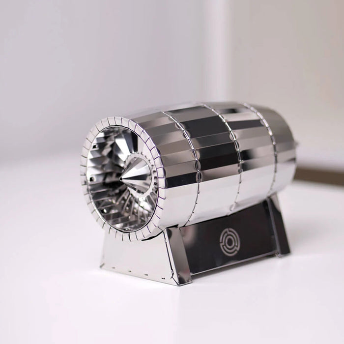 air force jet turbine 3D metal aircraft turbine model kit, collectible desktop display for aviation lovers-58pcs