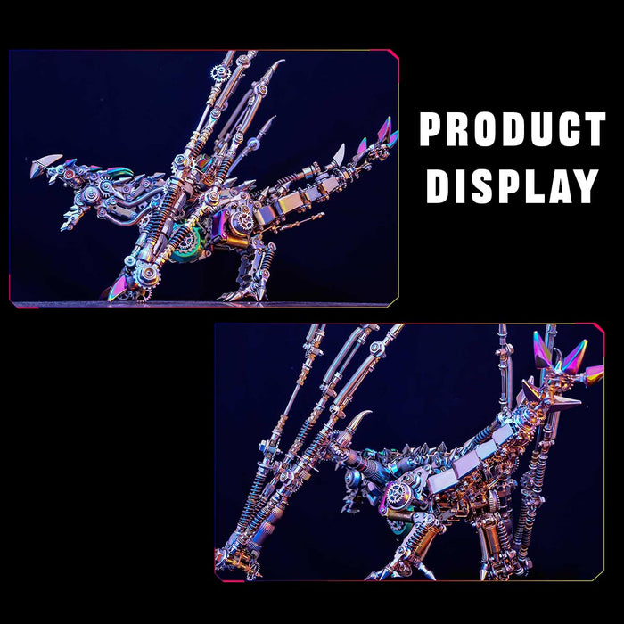 3D Metal Intelligential Dragon Model DIY Assembly Model-1390+PCS