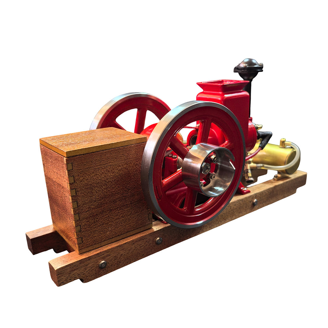 RETROL & OKMO B02 Miniature Horizontal 4-Stroke Hit and Miss Gasoline Engine Model - EngineDIY