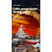 lhd-881 1/390 2.4g rc electric high-frequency twin-engine battleship model