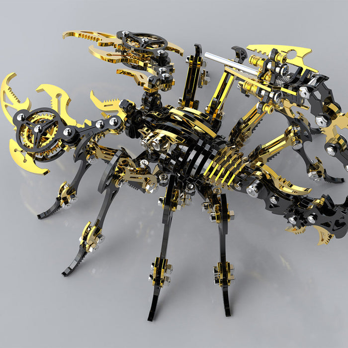 3D Puzzle DIY Model Kit Detachable Jigsaw Scorpion Metal Games - enginediy