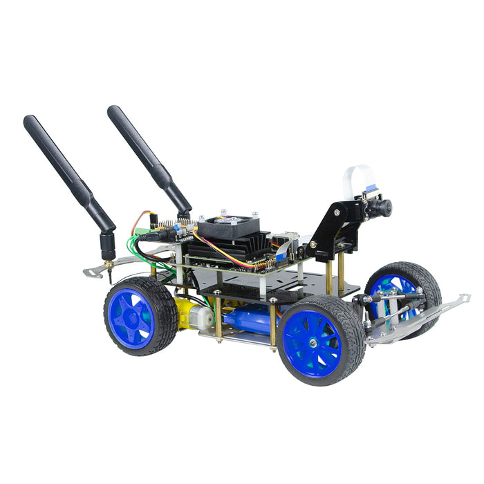 Autonomous Robot Car Kit with Deep Learning Vision & Ackermann Steering - Self-Driving Platform for Jetson Nano & Donkey Car