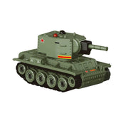 1/64 scale 2.4g mini rc battle tank model with infrared combat mode, rotating turret and track drive