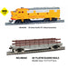 1/87 ho scale us union pacific fp-7 diesel locomotive & metal track model train set