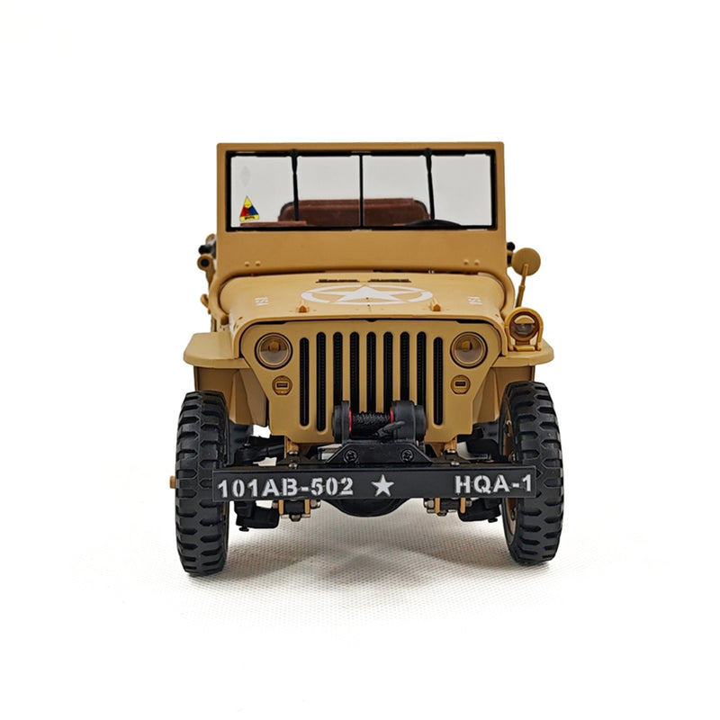 1/14 scale 2.4g u.s. willys rc simulation off-road car model with dual-speed switching
