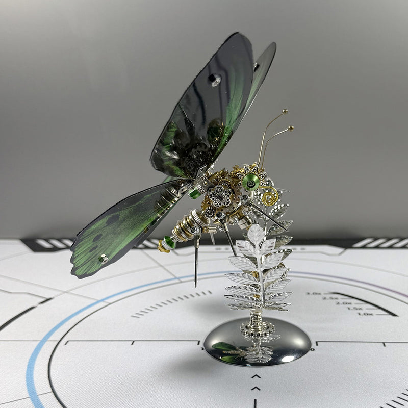 3D Metal Mechanical Steampunk Butterfly Model Kit - EngineDIY