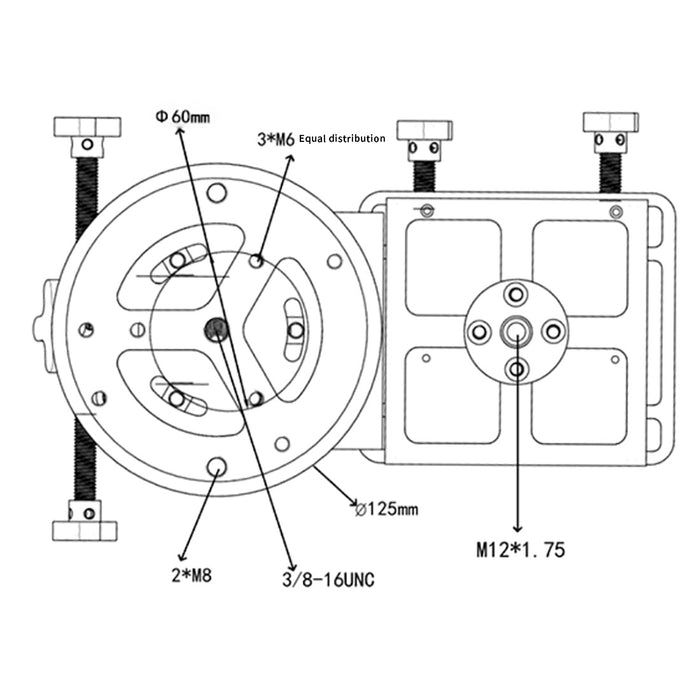 XJ HM-17 Harmonic Equatorial Mount with Hand Controller, Compatible with NINA, ASCAIR - EngineDIY