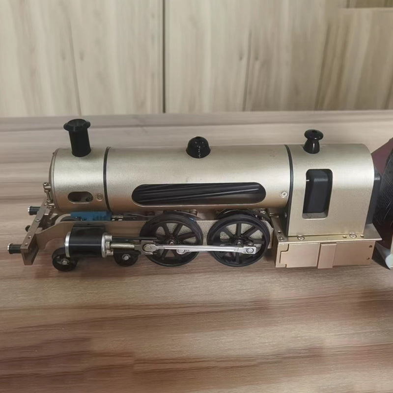 TECHING Metal Steam Train Model that Works-Vehicle Toys Gift Collection - Used(Assembled Version) - Like New