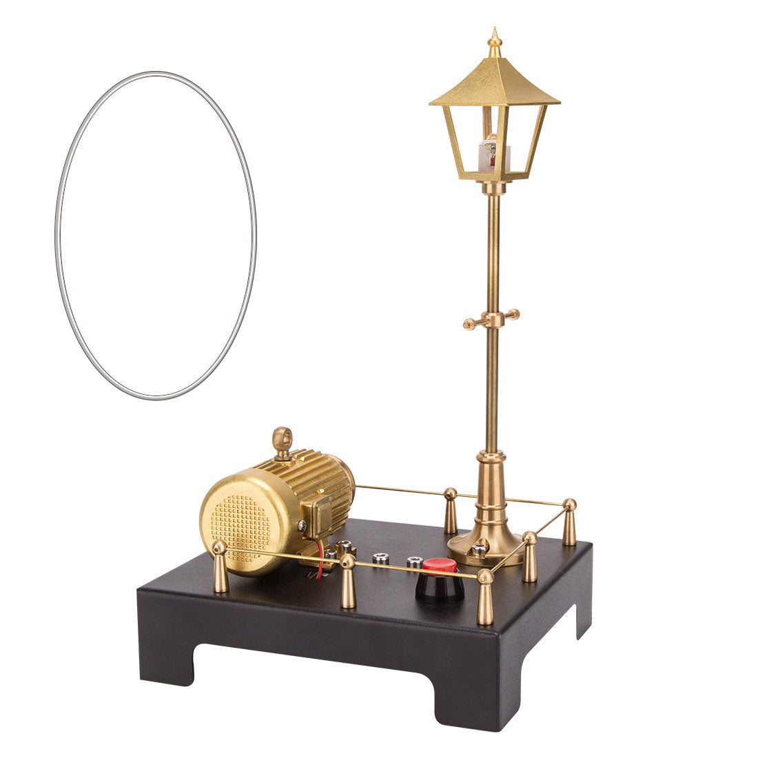 ENGINEDIY Retro Steam Engine Kit with Boiler, Steam Generator, Lamp ...