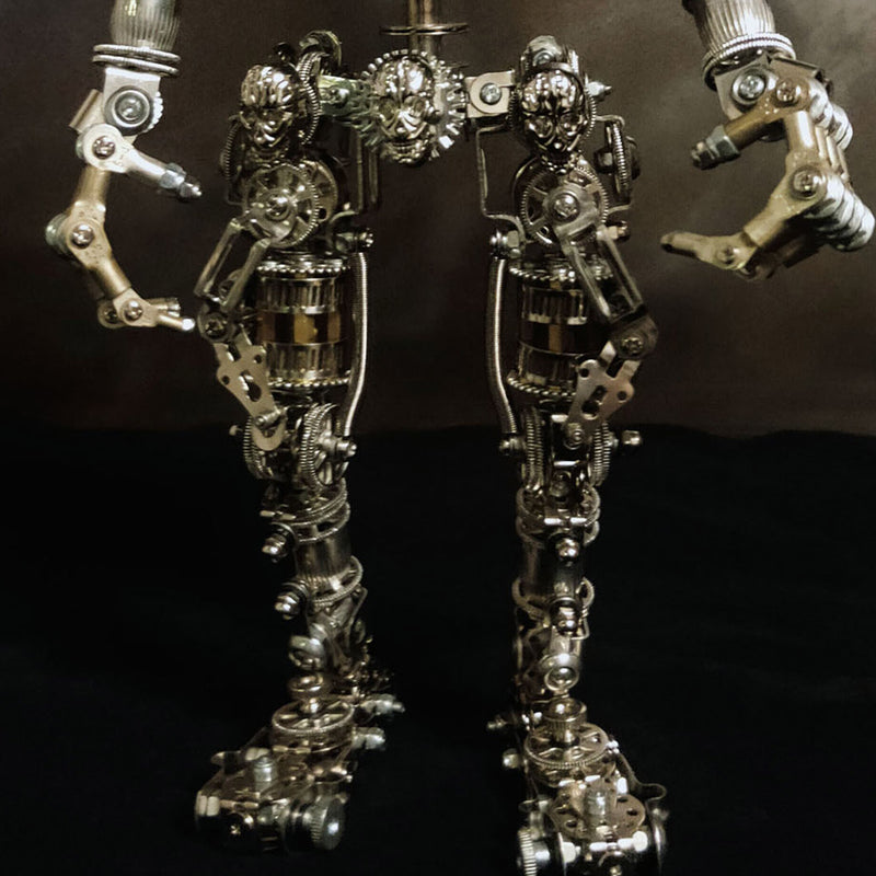 3D DIY Metal Futuristic Mech Skeleton Model Kit, Creative Trendy Display-1250PCS - EngineDIY