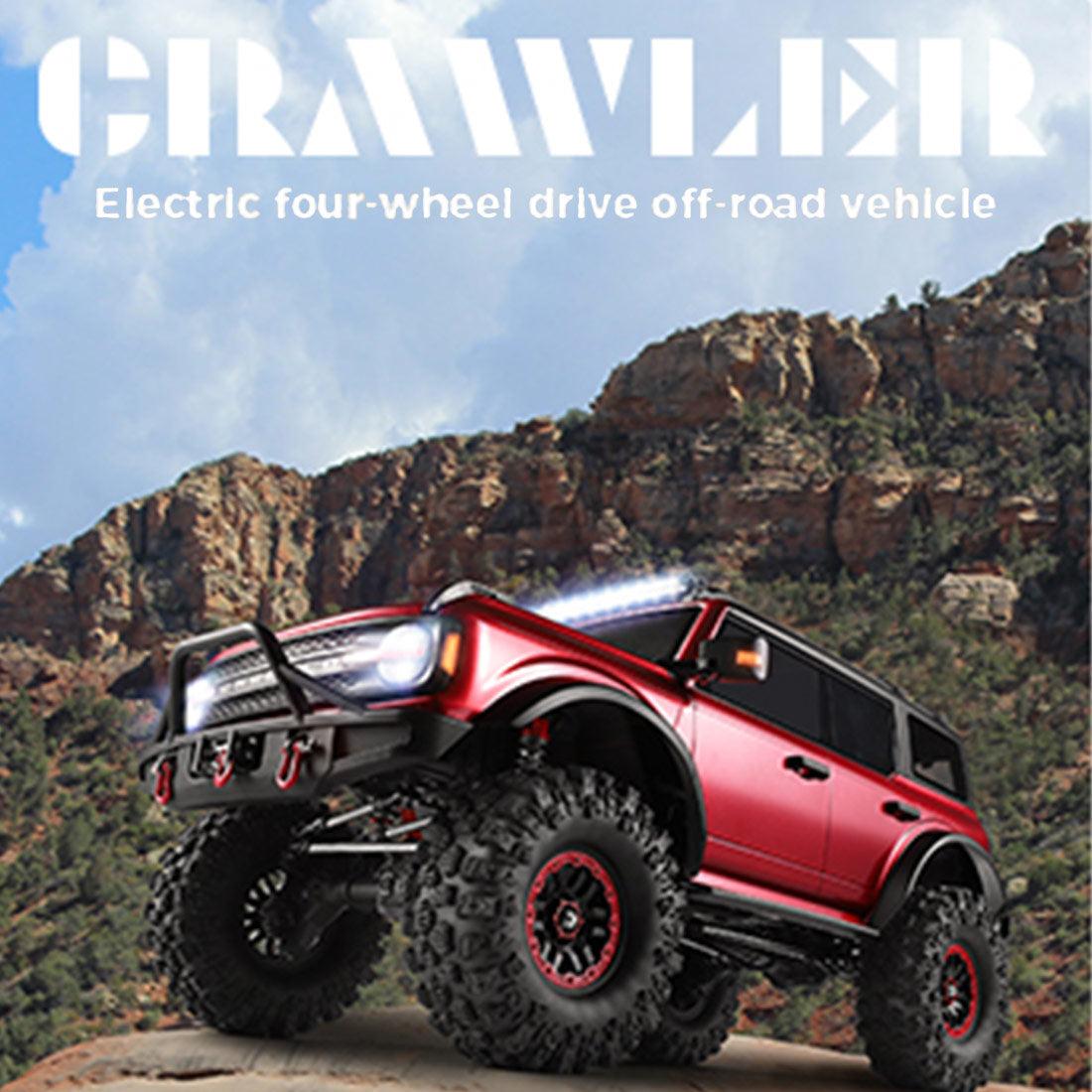 1/10 scale 2.4g 4wd rc off-road car rtr version