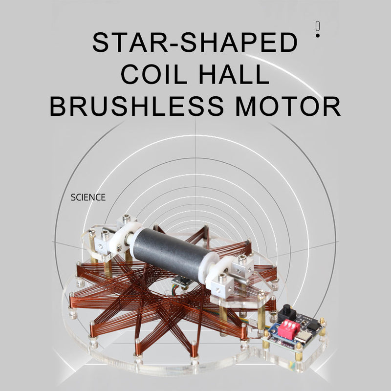 star coil brushless motor hall sensor stem demonstration model kit