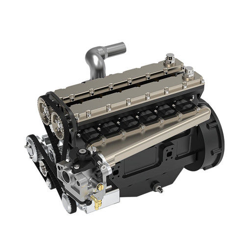 enjomor gs-L6 1/5 scale 28cc inline 6-cylinder dohc 4-stroke water-cooled gasoline ic engine model