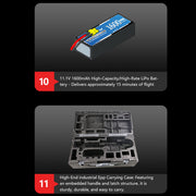 goosky e2 uh-1y 2.4g 6ch dual brushless direct drive rc rescue simulation helicopter model with lidar positioning