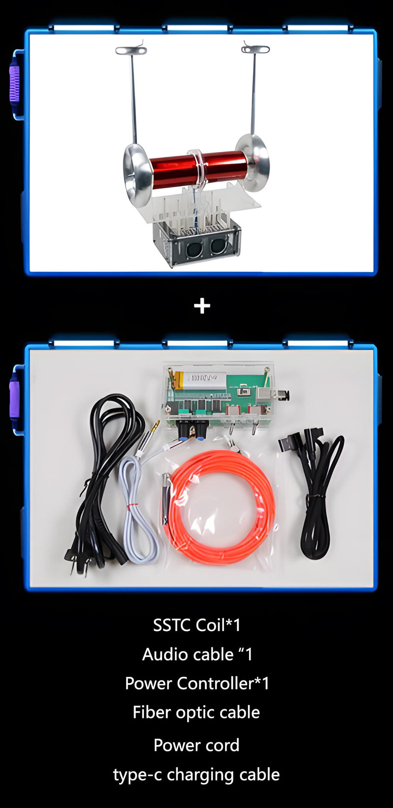 music tesla coil artificial lightning storm coil experiment model