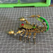 3d steampunk metal mechanical war scorpion model kit - 450pcs+