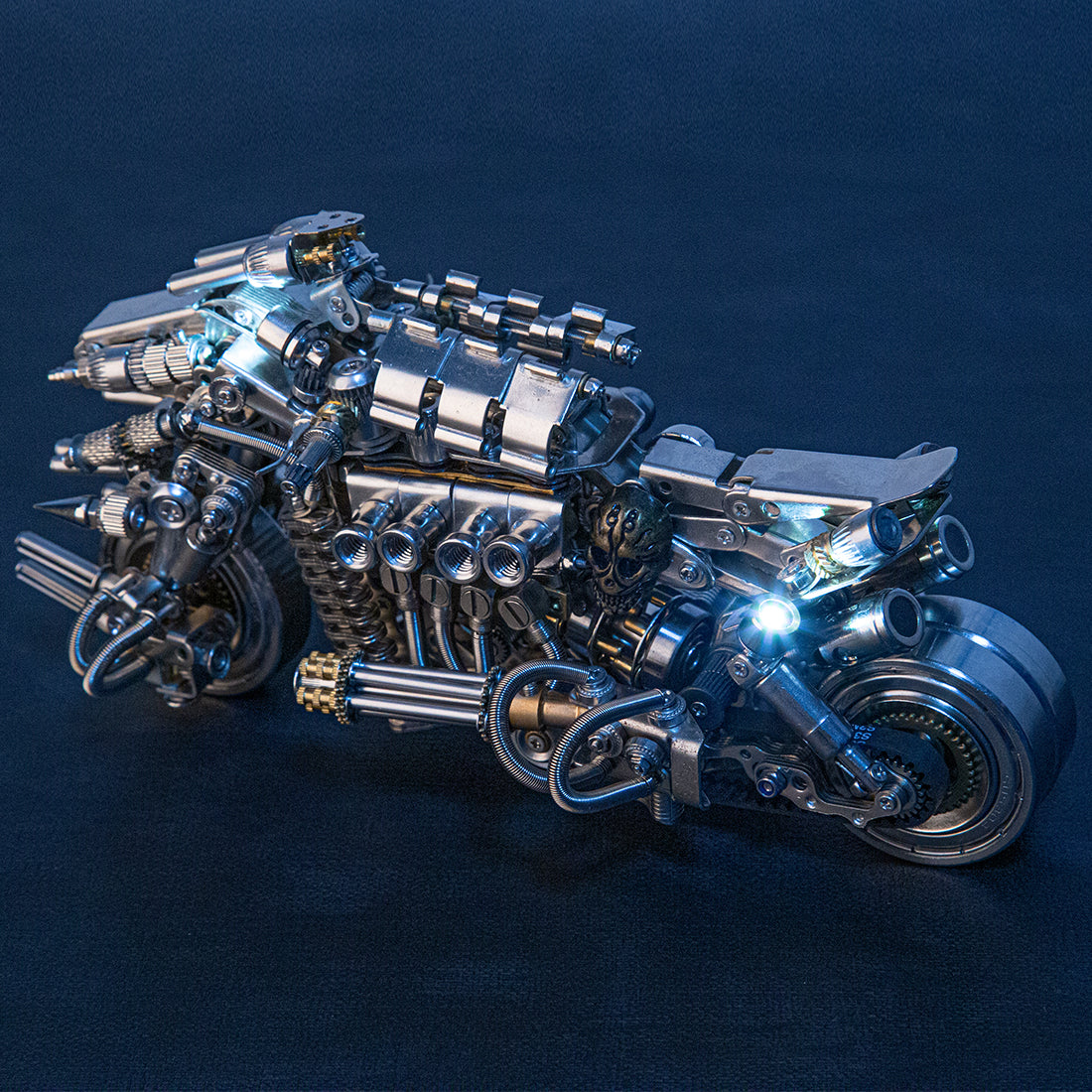 desperate pursuit motorcycle 3d diy metal assembly model creative ornament