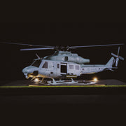 goosky e2 uh-1y 2.4g rc 6ch dual brushless direct drive scale aerobatic gts flight control helicopter model