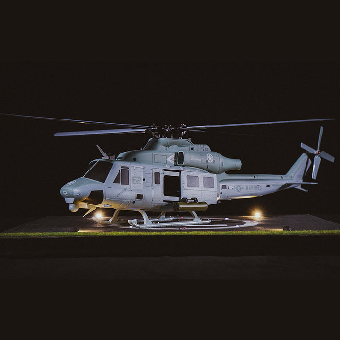 goosky e2 uh-1y 2.4g rc 6ch dual brushless direct drive scale aerobatic gts flight control helicopter model