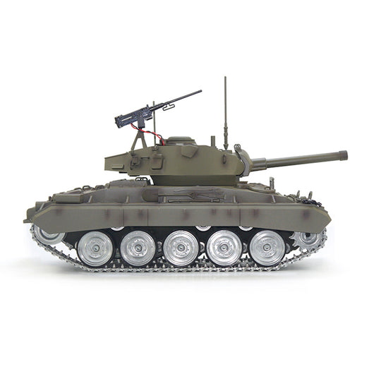 1/16 Scale 2.4G RC US M24 Light Tank Model With Smoke and Sound Effects