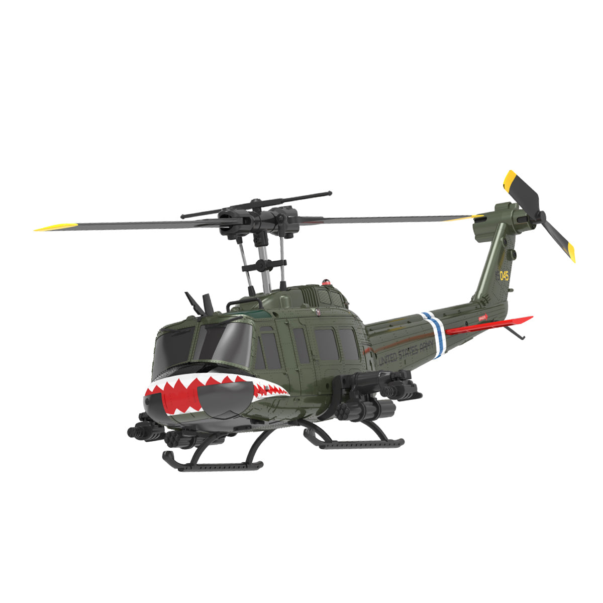 c032 1/48 scale uh-1 huey 2.4g 6ch flybarless rc hlicopter model