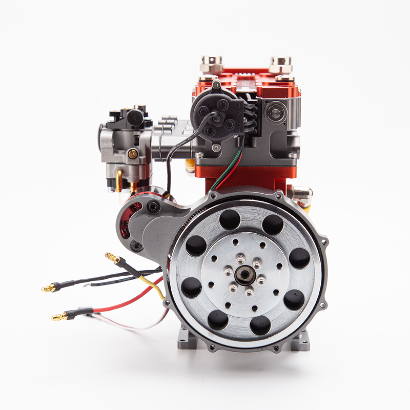 ENJOMOR GS-L4 36cc DOHC L4 Gasoline Engine with Starter Kit and Base - One Key Start - EngineDIY