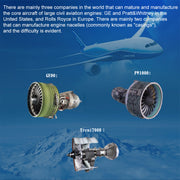 teching metal turbofan engine model kit that works build your own jet engine building set 