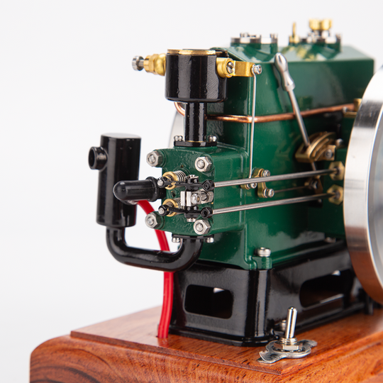 Modèle réduit de moteur à essence monocylindre 4 temps vintage RETROL à l'échelle 1/8 de 3,6 cm³