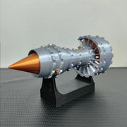 SKYMECHMAN TRENT 900 Simulated Functional Turbofan Aircraft Engine Model Kit with LED Light