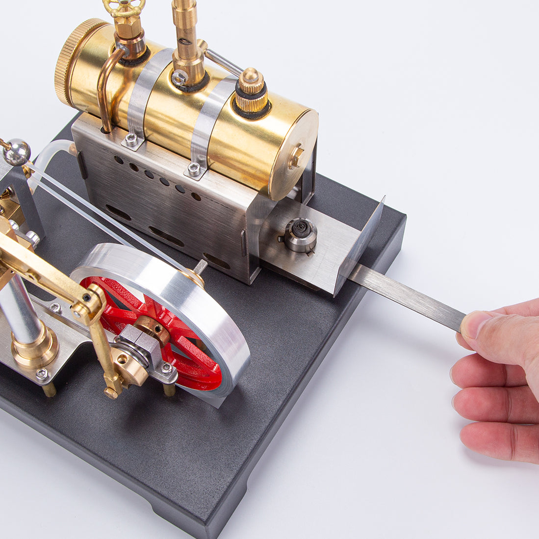 RETROL Full Metal Beam Engine Steam Engine Model Kit with Horizontal B ...