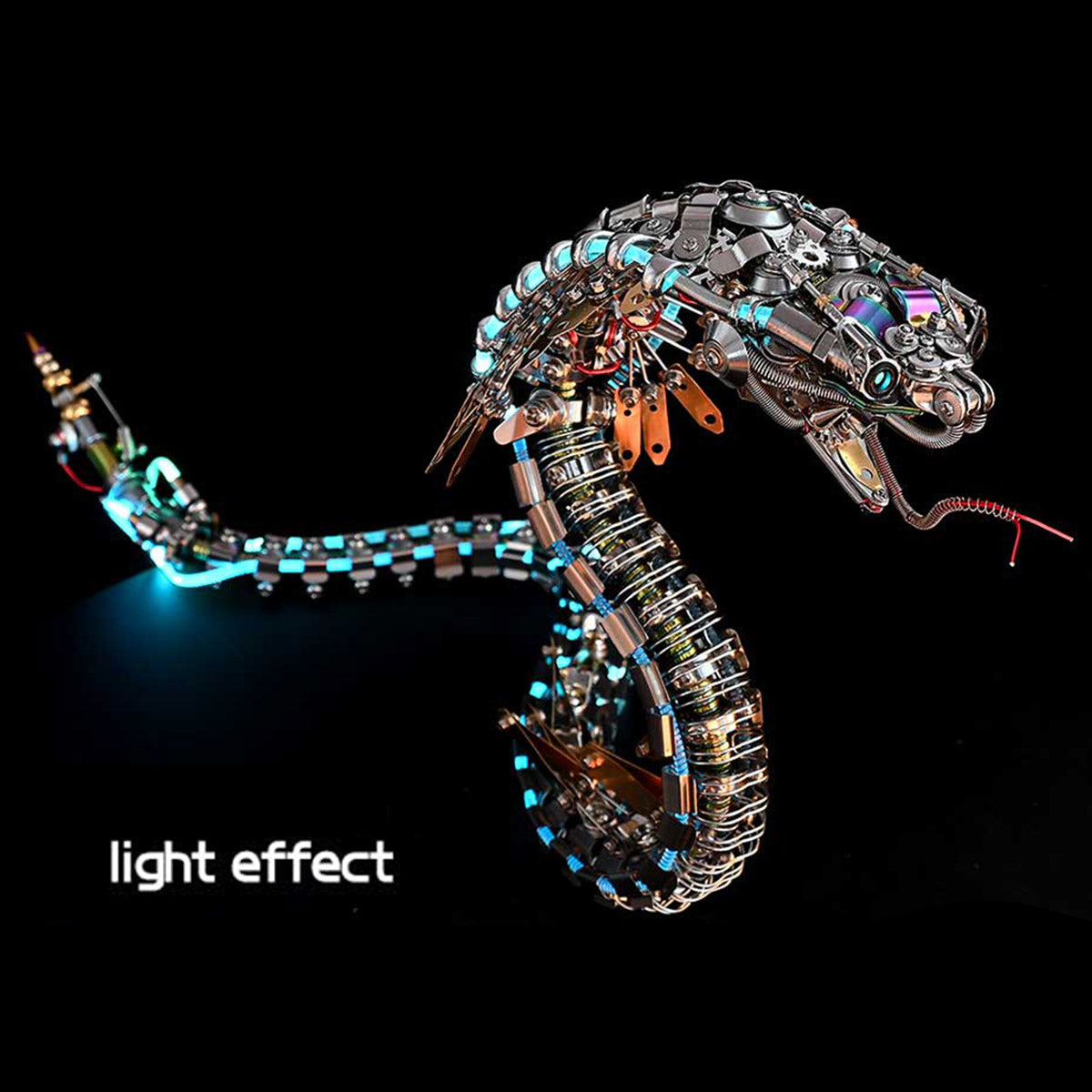 3d metal mechanical viper cobra assembly model kit