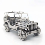 3d steampunk mechanical metal assembly car model kit