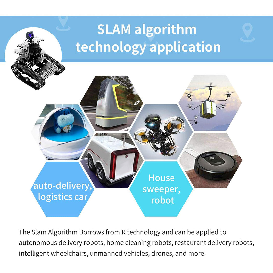 ROS Intelligent Tracked Robot Car Kit with LiDAR SLAM, Autonomous Navigation & Path Planning - EngineDIY