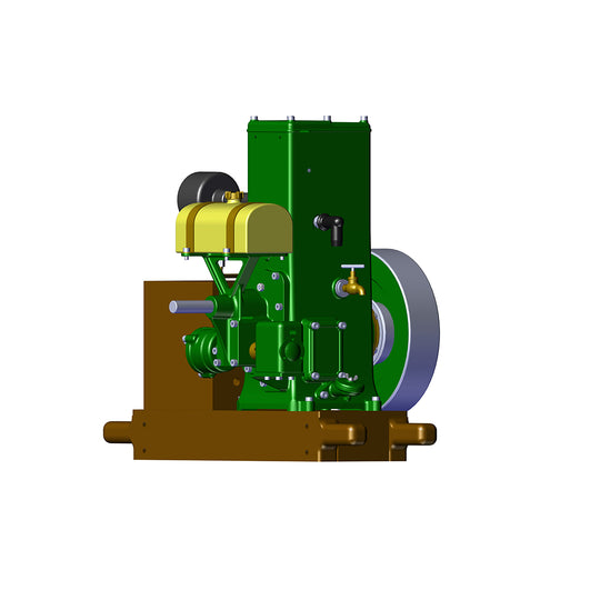 Lister D Type Stationary Miniature Gasoline Internal Combustion Engine Model Centennial Anniversary Edition