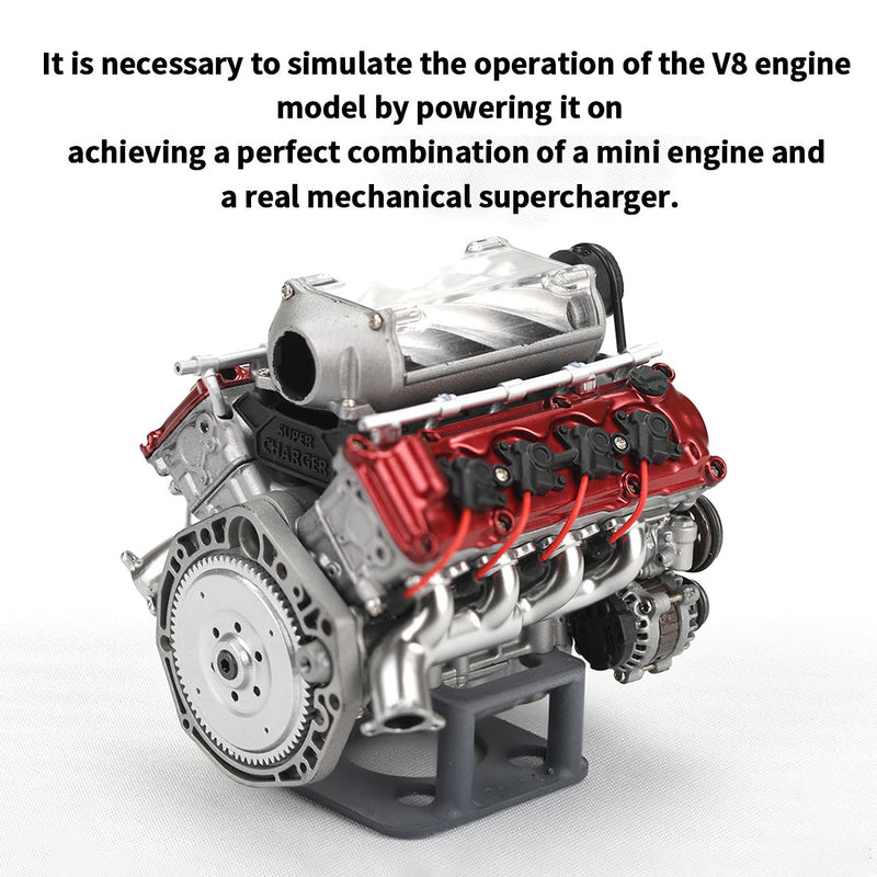 V8 Engine Model Kit that Works - Build Your Own V8 Engine - V8 Engine for Capra VS4-10 - EngineDIY