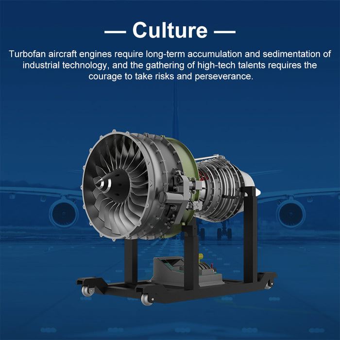 teching metal turbofan engine model kit that works build your own jet engine building set 