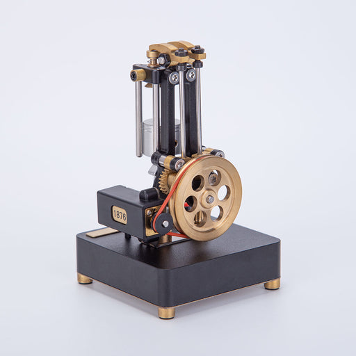 Mini Metal Four-Stroke Internal Combustion Engine Model for Educational Experimental Science Demonstration