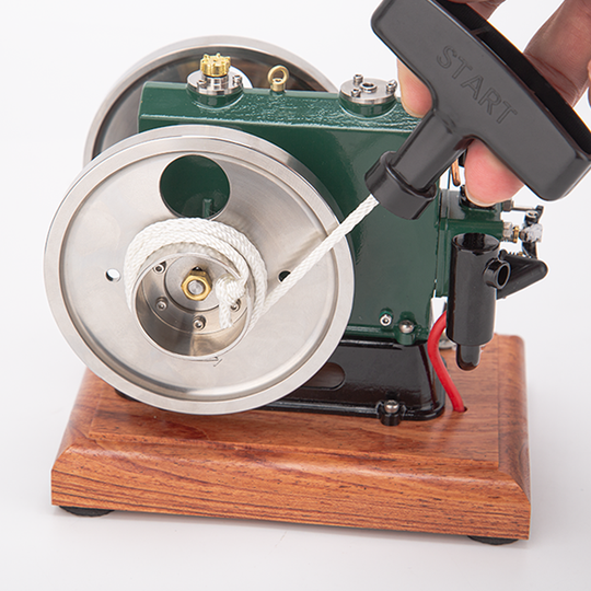 Modèle réduit de moteur à essence monocylindre 4 temps vintage RETROL à l'échelle 1/8 de 3,6 cm³