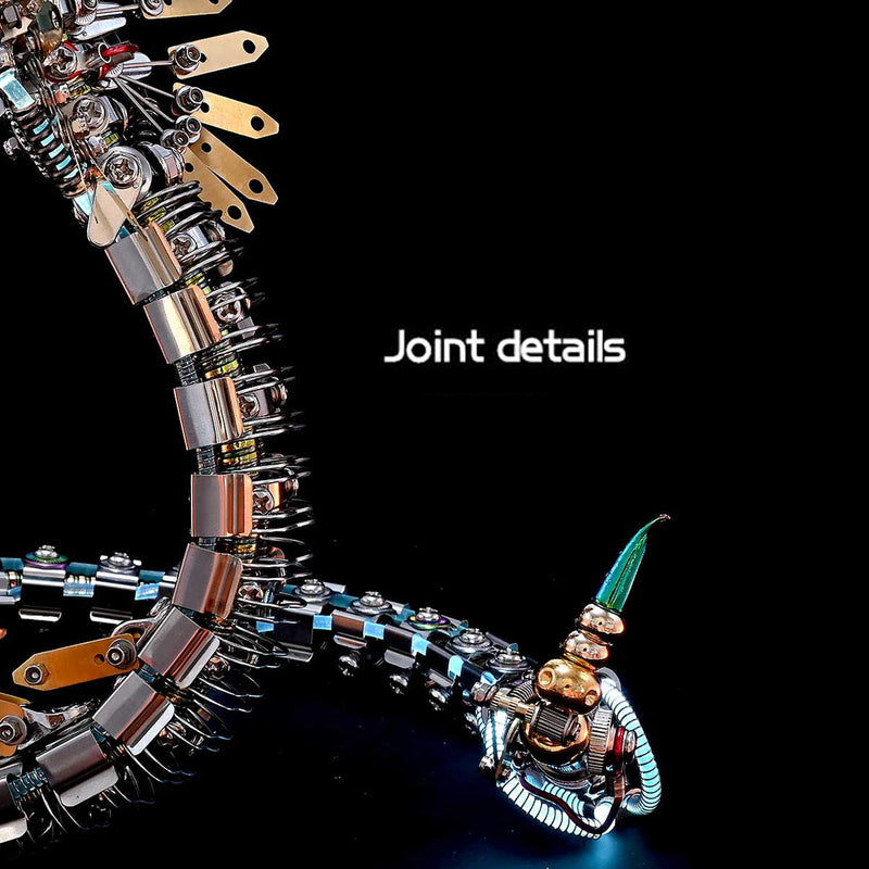 3d metal mechanical viper cobra assembly model kit