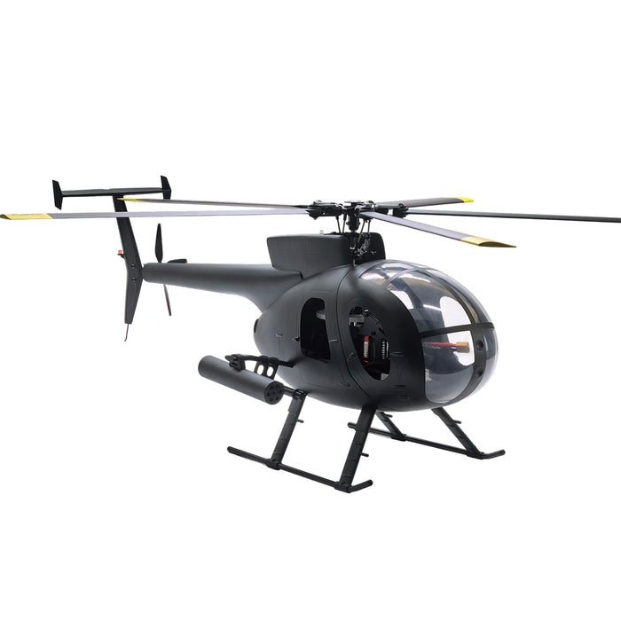 FLISHRC FL500 AH-6 Little Bird 500-Class 2.4G 6CH Scale RC Helicopter Model with L7 Flight Controller and 4-Mode Positioning GPS RTF