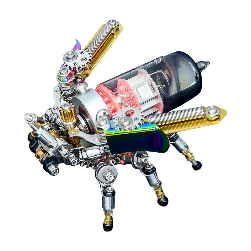 Mechanical Firefly 3D Metal DIY Insect Metal Assembly Model Colorful Parts Decoration 200PCS - EngineDIY