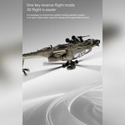 rc era c170 ah-64d 1/48 scale 2.4g 6ch flybarless military rc helicopter model with optical flow positioning, tof altitude hold, one-key inverted flight and brushless motor (rtf version)