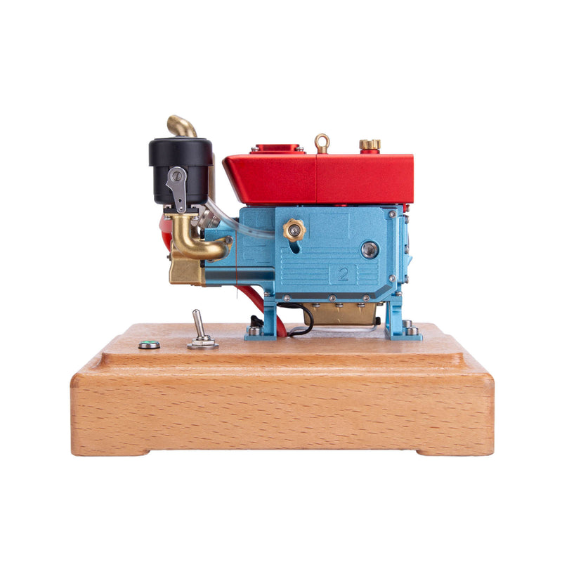 RETROL 1/8 2.6cc Mini Single-Cylinder Four-Stroke Gasoline Engine Model Upgraded Internal Combustion Engine Model - EngineDIY