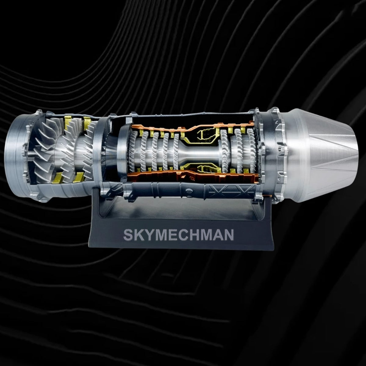 SKYMECHMAN 1/18 WS-15 Turbofan Engine Model Kit