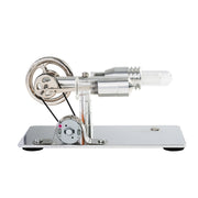 t-type single cylinder stirling engine model