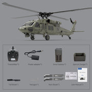 YU XIANG YXZNRC F09-V RC Helicopter 1/47 Scale 2.4G 6CH Dual Brushless Direct Drive Flybarless 6G/3D Stunt Model - EngineDIY