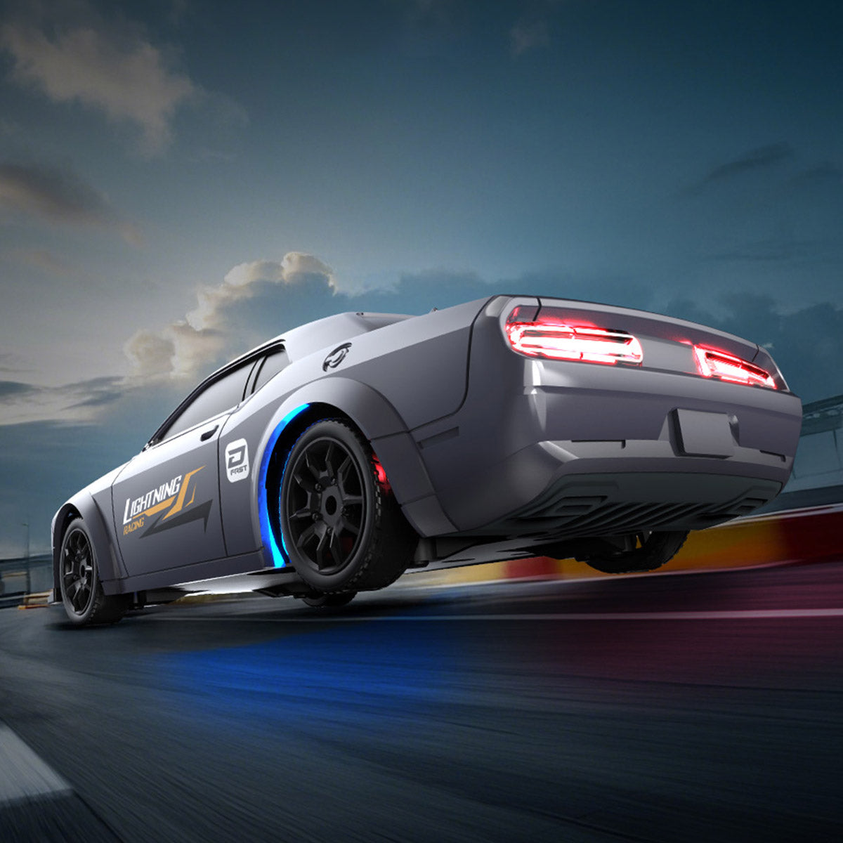 1/43 scale 2.4g full-proportional mini electric rc drift racing car model with led lights