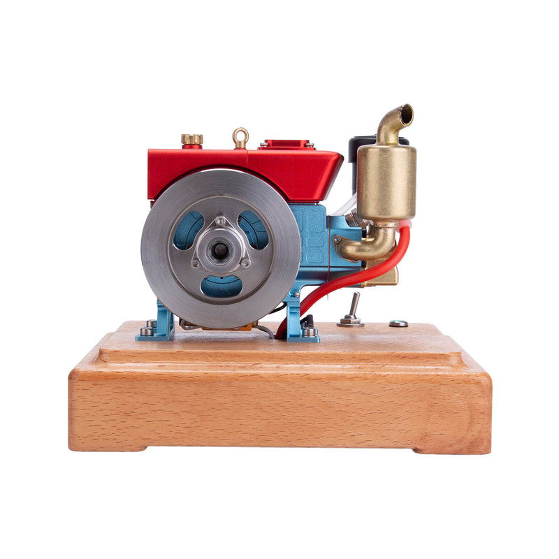 RETROL 1/8 2.6cc Mini Single-Cylinder Four-Stroke Gasoline Engine Model Upgraded Internal Combustion Engine Model - EngineDIY